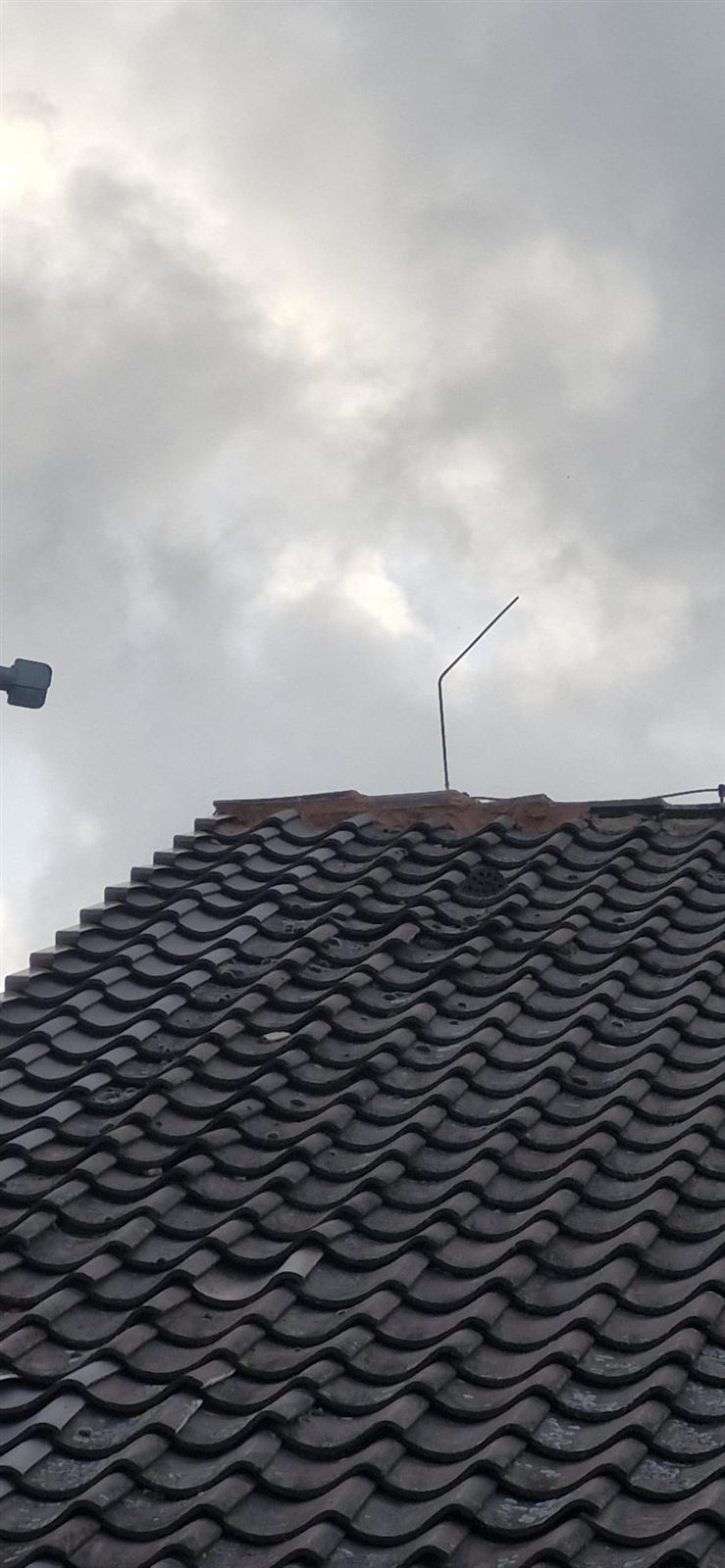Ausgangssituation: alte Dacheindeckung