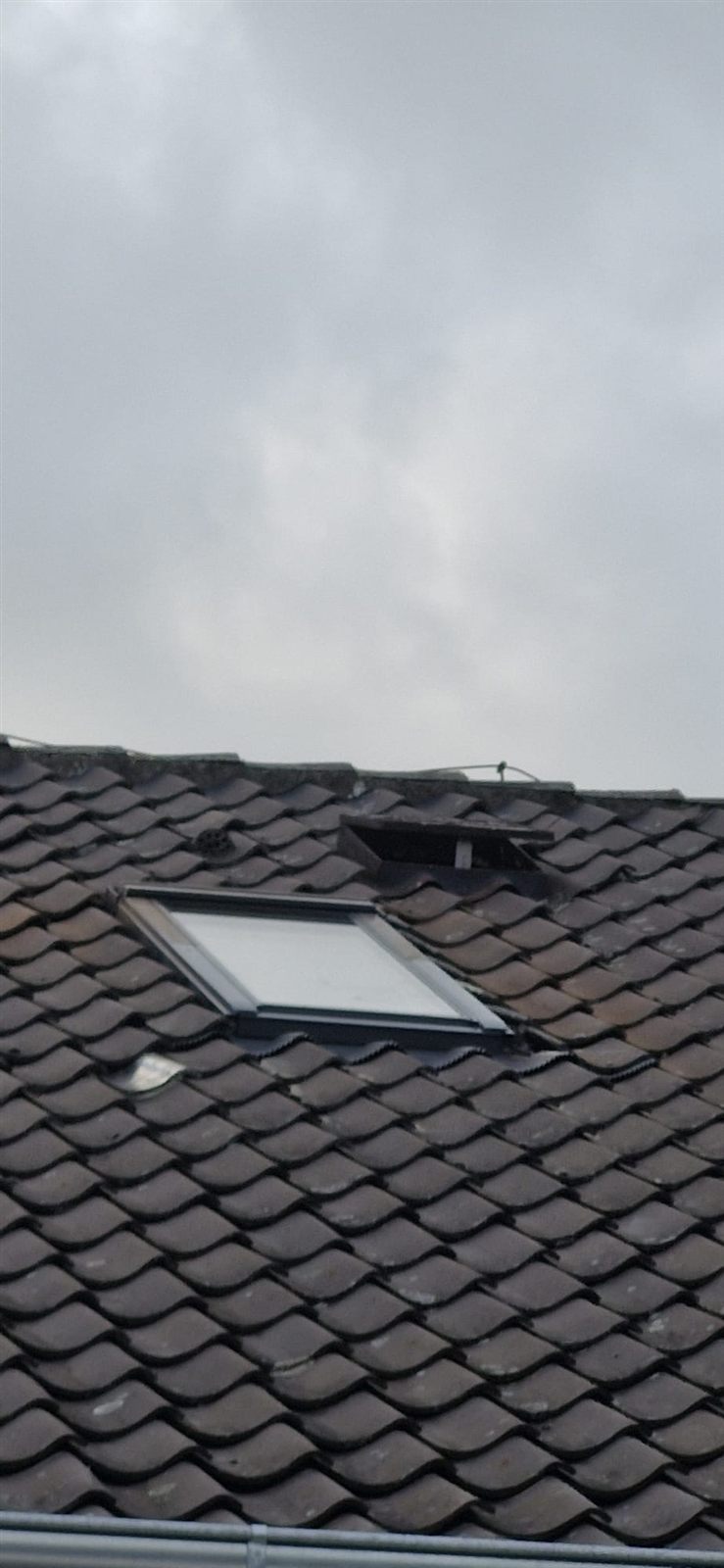 Ausgangssituation: altes Dachfenster